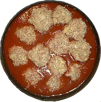 Porcupine Meatballs