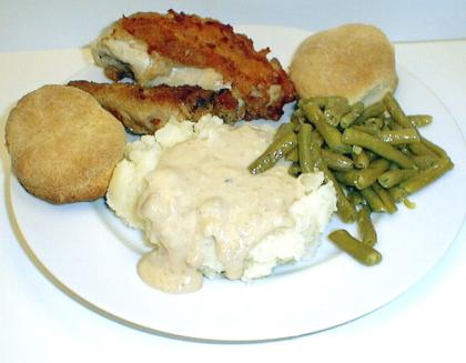 Southern Fried Chicken With Pan Milk Gravy