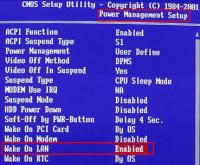 Getting Wake On Lan (sometimes called Remote Wake Up) to work